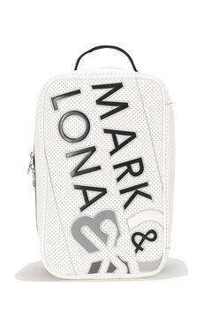 【26SS】 ML DUAL-TONE SHOE BAG / バイカラー ロゴパッチワーク シューズバッグ (ブラック)