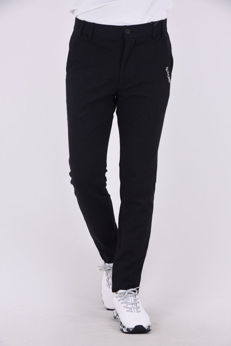 G/FORE MENS LONG PANTS / メランジ ロングパンツ ブラック GOSSIP GOLF