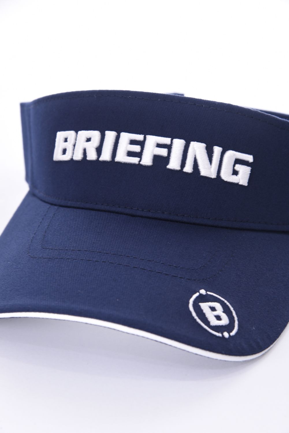 BRIEFING - MENS BASIC VISOR / ロゴ刺繍 ベーシック サン