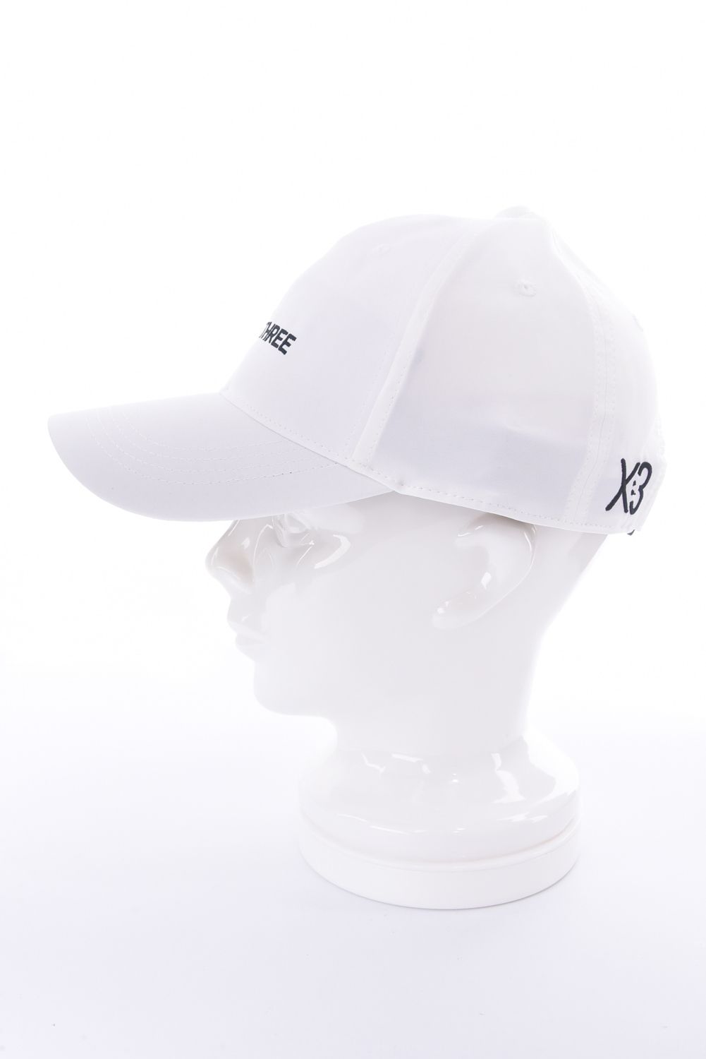 LOGO CAP / ロゴ刺繡 ベースボールキャップ (ホワイト)