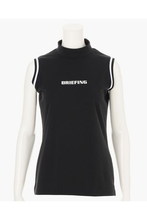 【26SS】【レディース】 WOMEN’S TOUR NS HIGHNECK / ブランドロゴ ノースリーブ ハイネックトップス (ブラック)