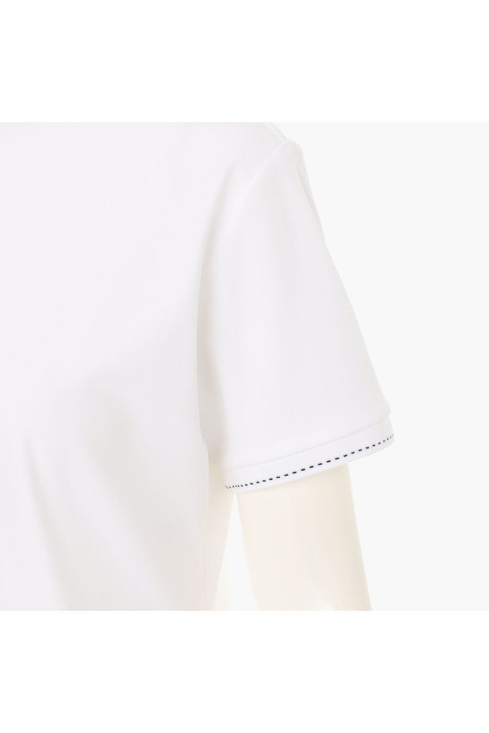 【26SS】【レディース】 WS TOUR HIGHNECK / ブランドロゴ モックネックTシャツ (ホワイト)