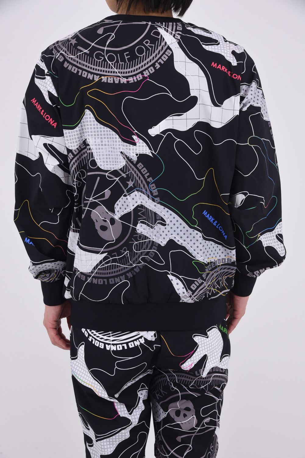 【26SS】 AXON CAMO PERFORMANCE SNEAD JK / 軽量ナイロンタフタ カモフラージュプリント スニードジャック (ブラック)