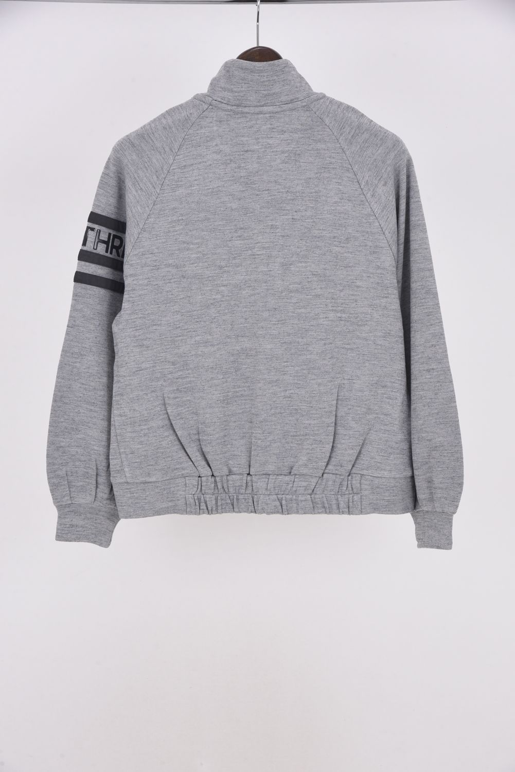 【25AW】【レディース】 KI-XXX THREE SLEEVE LINE FULL ZIP JACKET / 袖 ライン フル ジップ ジャケット (杢グレー)