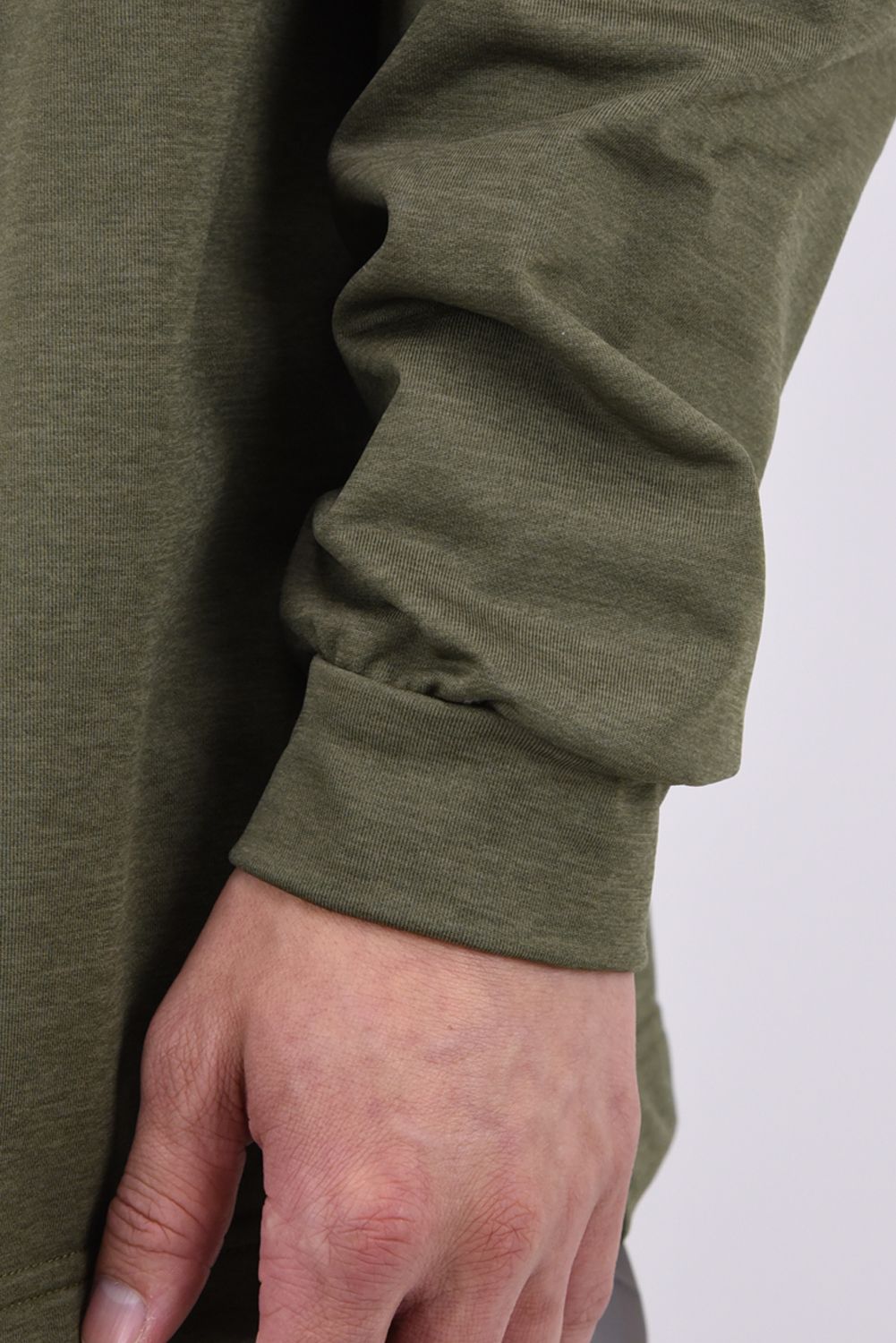 【26AW】 DVG spirit of the West MOCK TEE / バックプリント 長袖モックネックTシャツ (オリーブ)