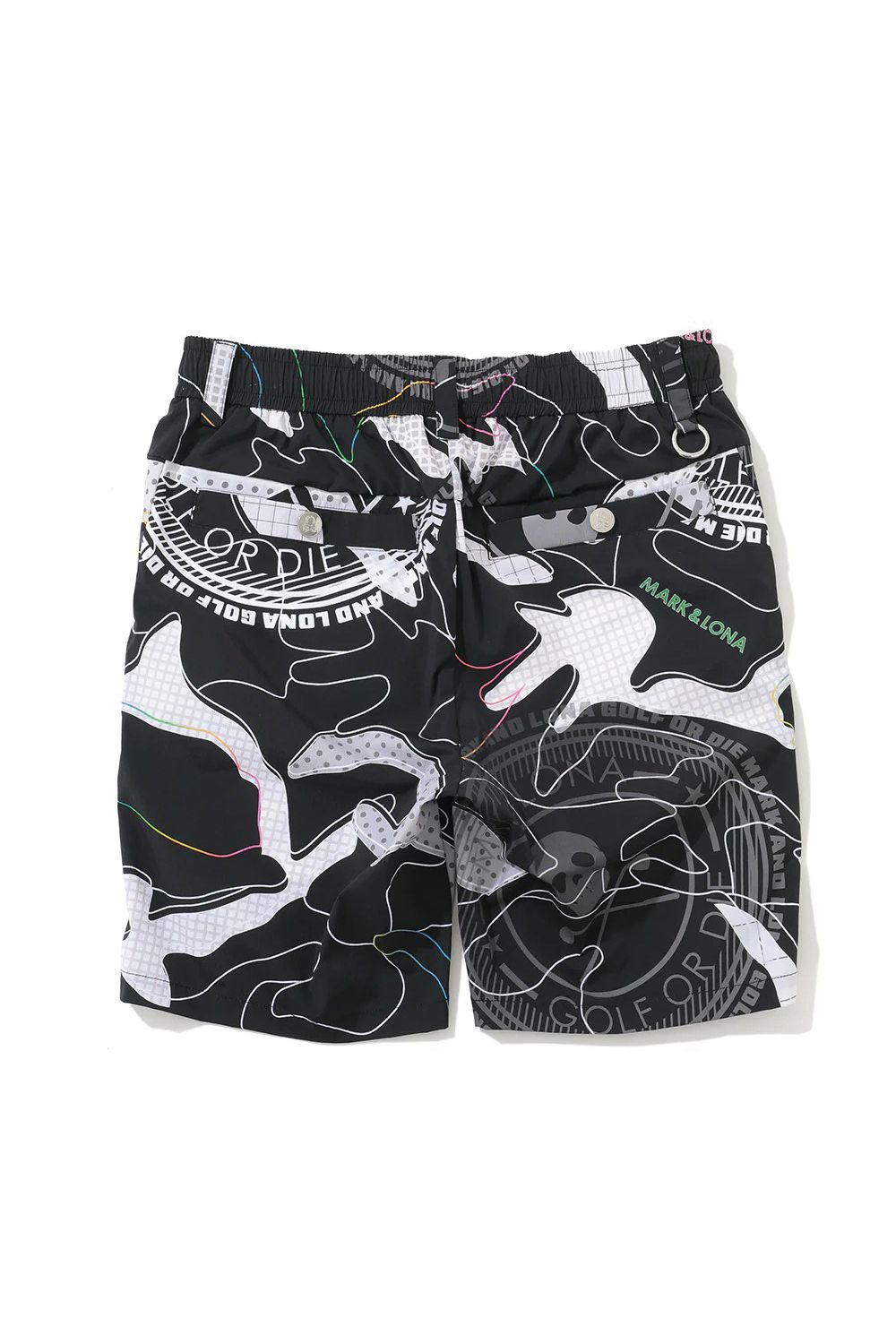 【2026SS 木村拓哉さん着用 VOL.4】 AXON CAMO PERFORMANCE SHORTS / 軽量ナイロンタフタ カモフラージュプリント ショートパンツ (ブラック) (3月4日入荷予定)