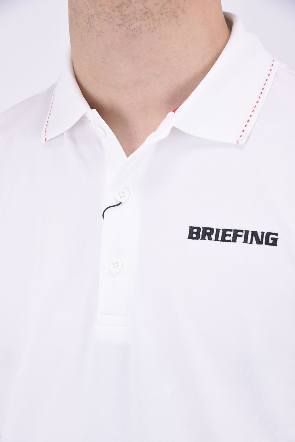 BRIEFING - MENS TOUR POLO / 刺繍ブランドロゴ ベーシック ポロシャツ 