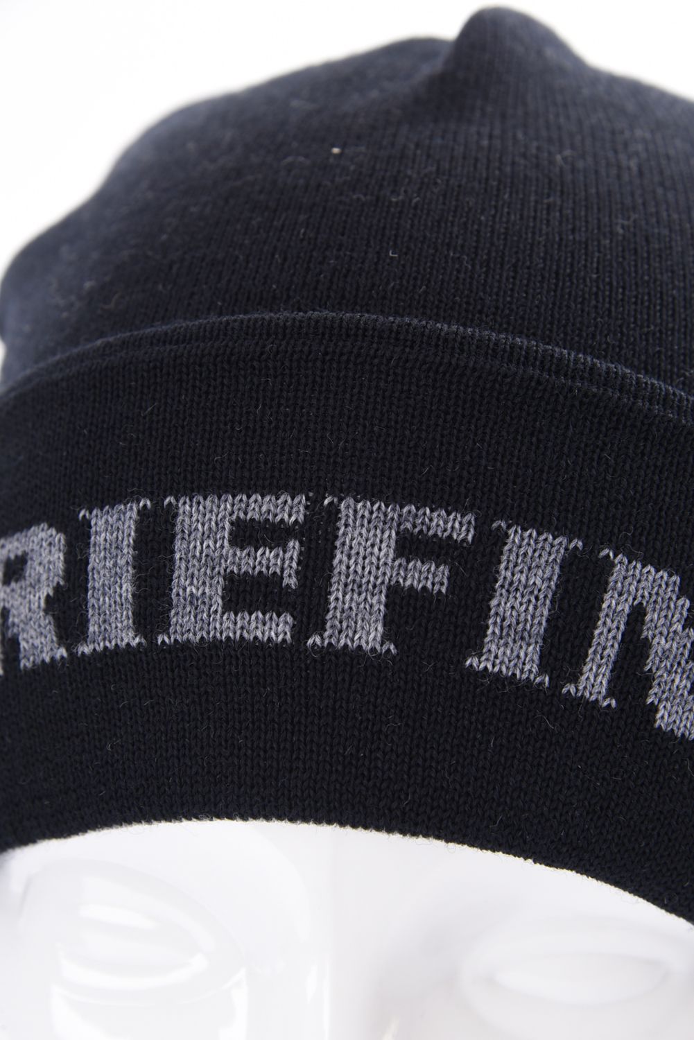 MEN’S WR WOOL KNIT JQ LOGO BEANIE / ジャガート゚ロゴ ウール ビーニー (ブラック)