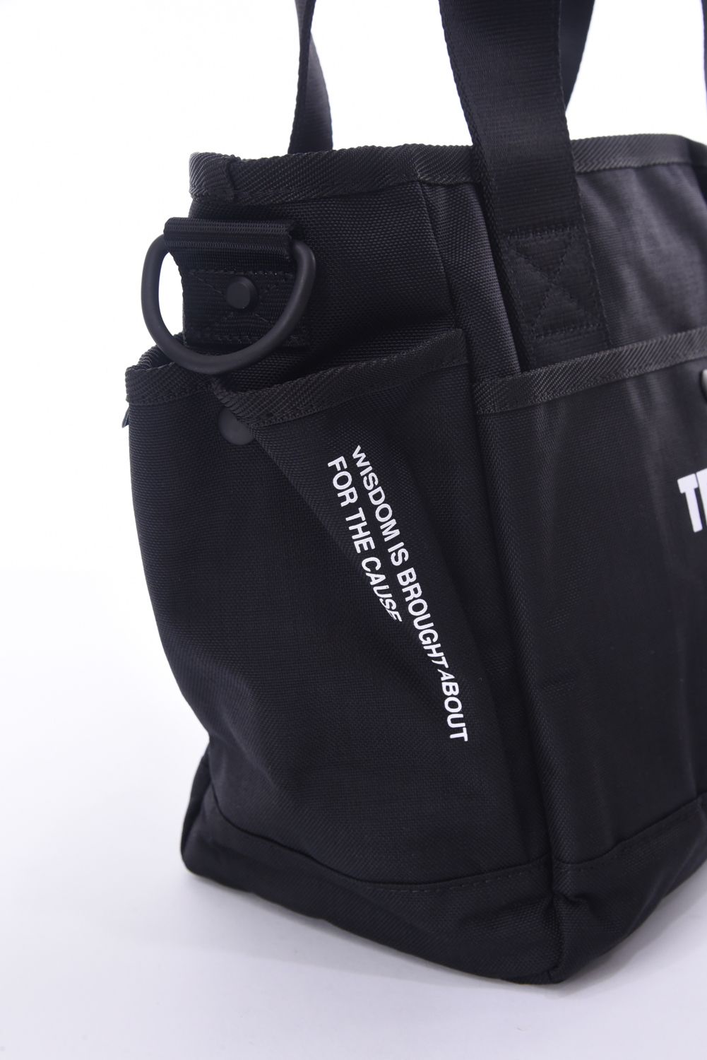 NYLON TOTE BAG SMALL / ナイロン トートバッグ スモール (ブラック)