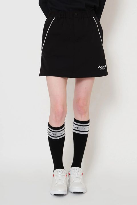 【25AW】【レディース】 MU12 SKIRT / ムータマリン ヴィトゥエルヴ コラボ スカート (ブラック)
