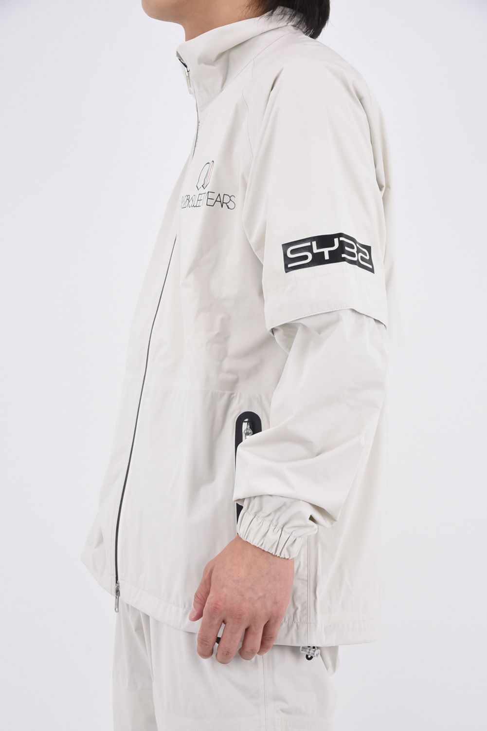 【26SS】【セットアップ】 25L RAIN SET UP / ハイストレッチ 2WAYレインジャケット&パンツ (ベージュ)