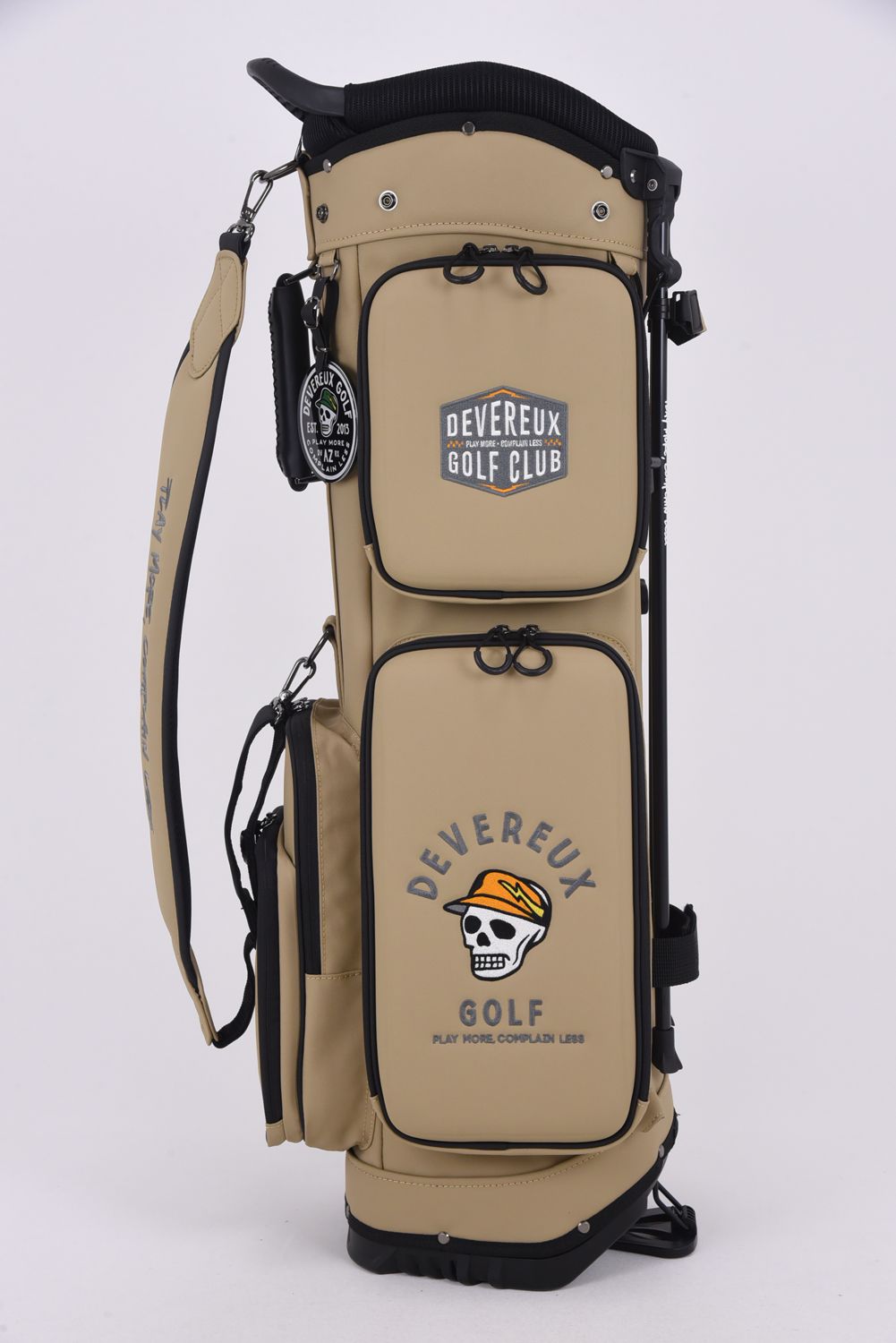 【26SS】【銀行振込・代金引換不可】【返品・交換不可】 DVG DEEP SIDE POCKET CADDIE BAG / ディープサイドポケット スタンドタイプ キャディバッグ (マッシュルーム)