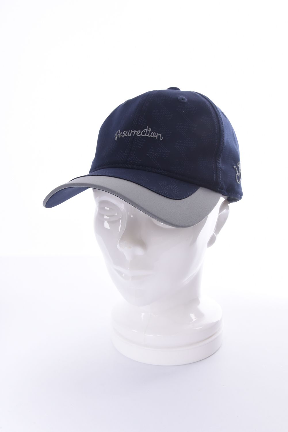 【レア！美品】レザレクション キャップ　デニム生地　ネイビー　ゴルフ レア！美品】レザレクション キャップ デニム生地 ネイビー