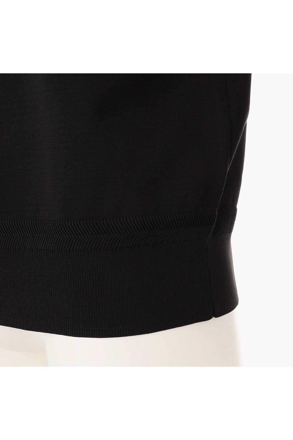【26AW】 MEN’S PLANE KNIT CREWNECK / ブランドロゴ クルーネックニット (ブラック)