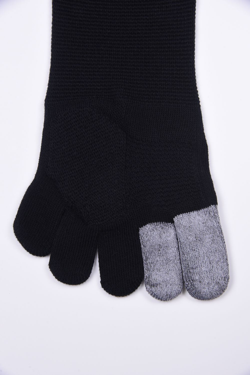【26SS】 MEN'S CORDURA 5-TOE SOCKS / コーデュラコットン 5本指ショートソックス (ブラック)
