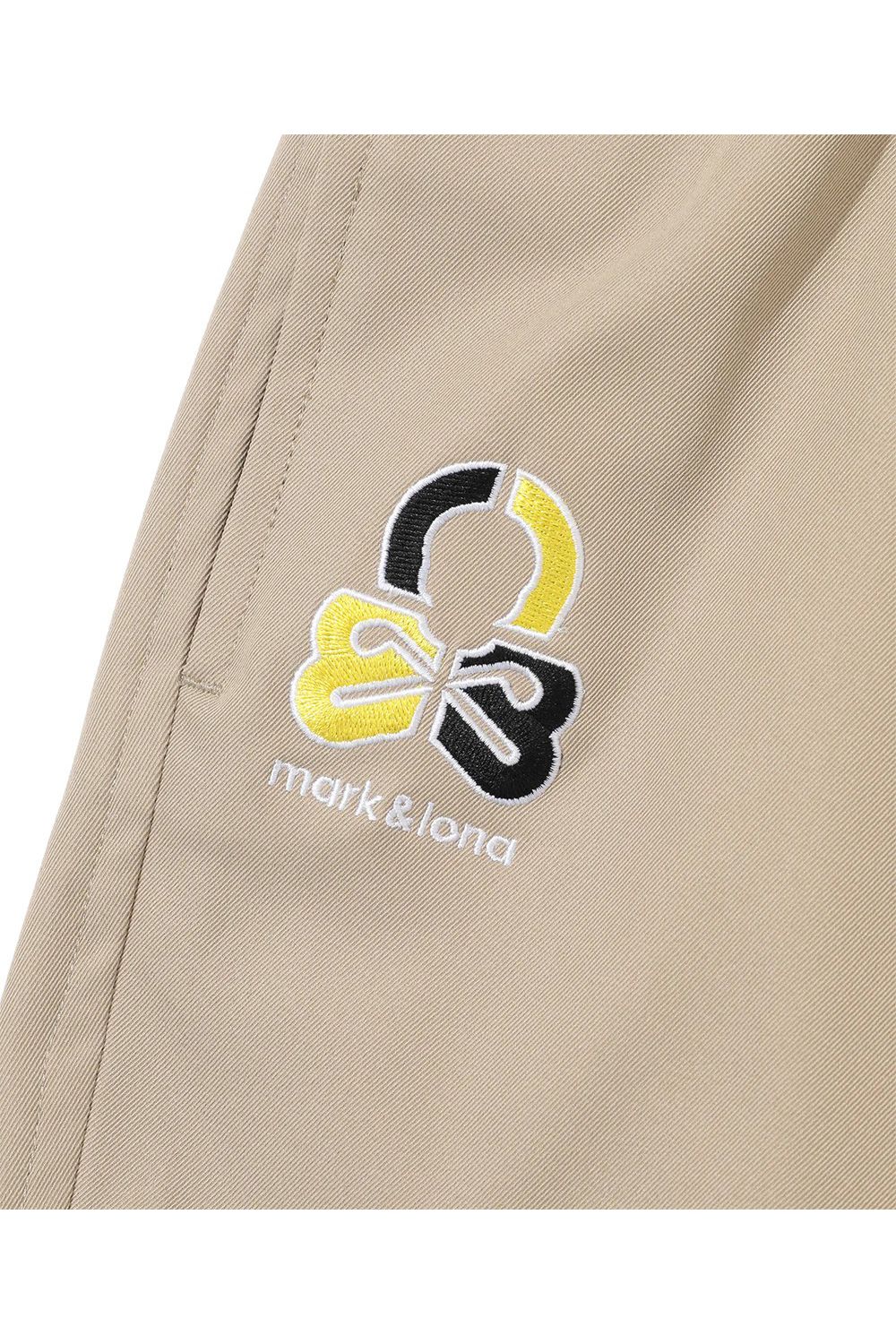 【26SS】 QUADRA PERFORMANCE TWILL GOLF SHORTS / ポリエステルツイル アイアンスカルロゴ刺繍 ショートパンツ (ベージュ)