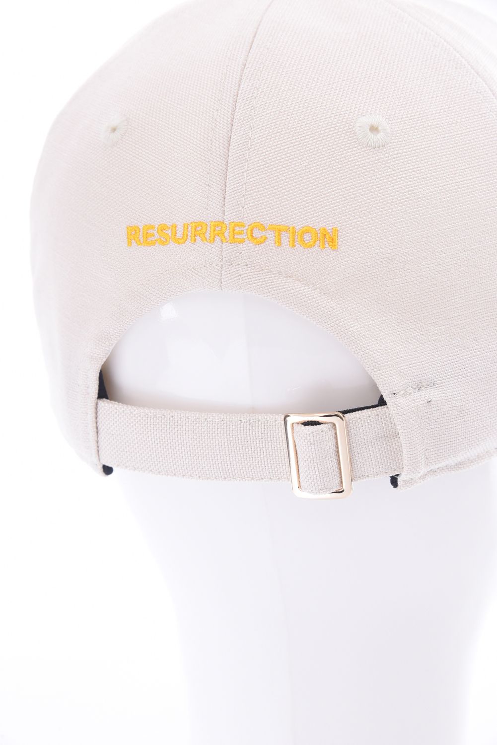 【26SS】 FIVE CONSECUTIVE CAP / リネンライク RRロゴ刺繍 キャップ (ベージュ)