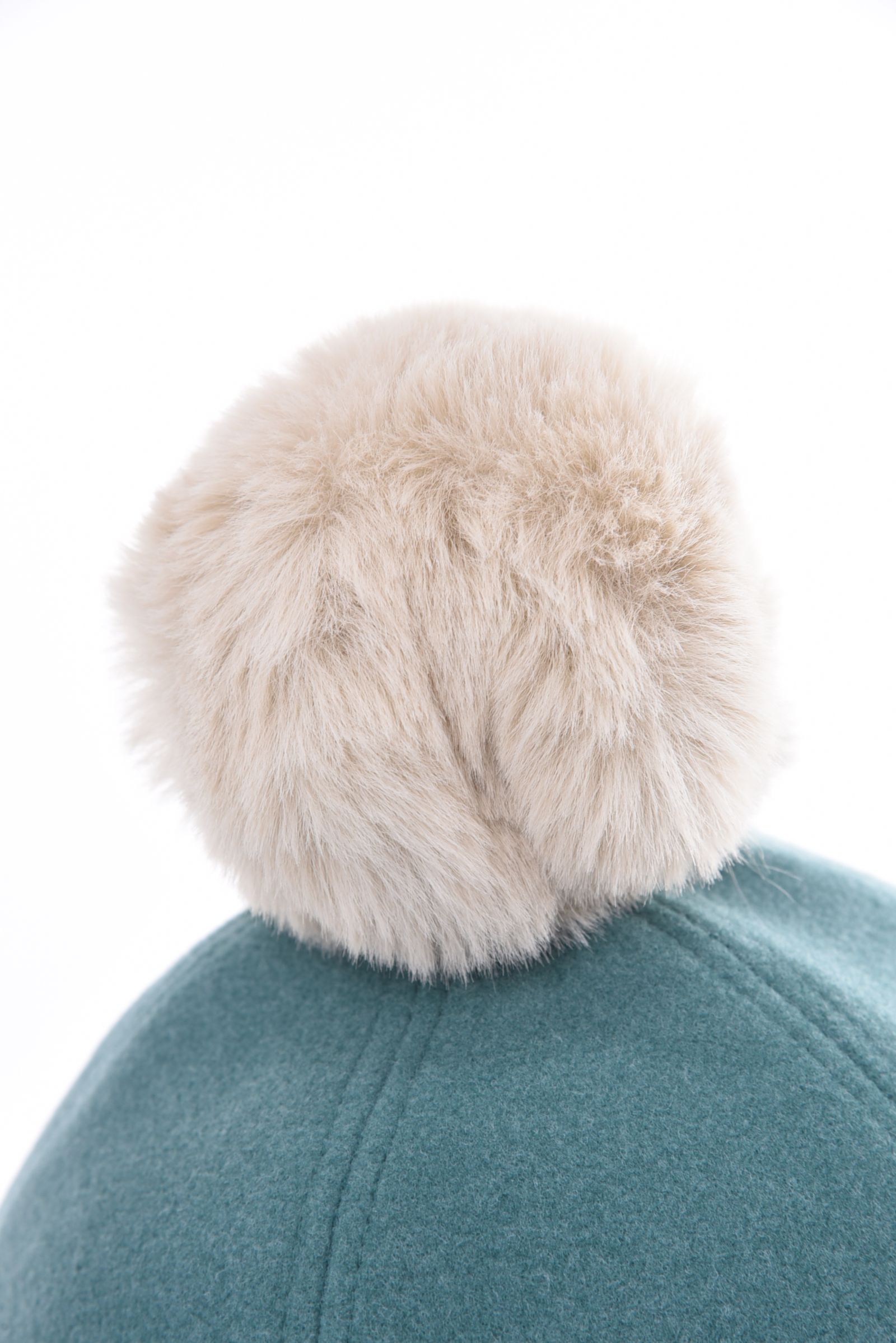 【レディース】ATLANTRIS SPARKLE POM CAP / エコファー梵天 キャップ (ミント)