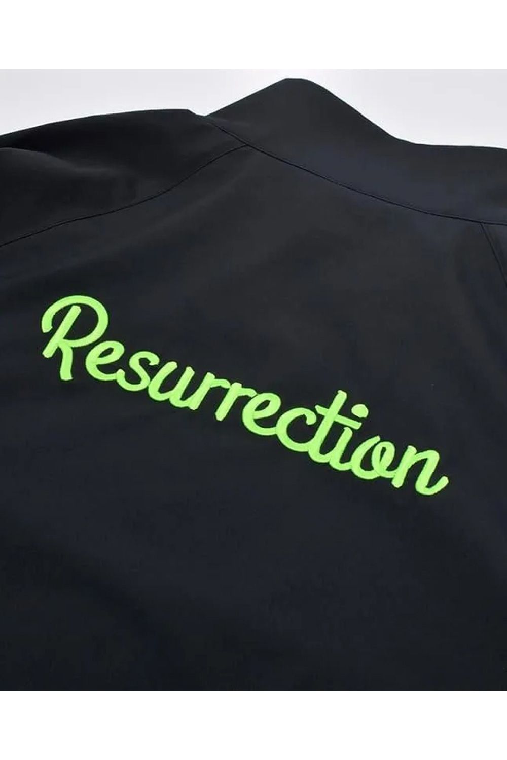 【26SS】 NEON LIGHT OUTERWEAR / ネオンシリーズ ブランドロゴ ジップアップ ライトアウター (ブラック)*