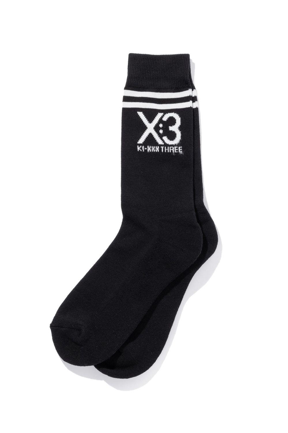 REGULAR LINE LOGO SOCKS / レギュラー ラインロゴ ソックス (ブラック)