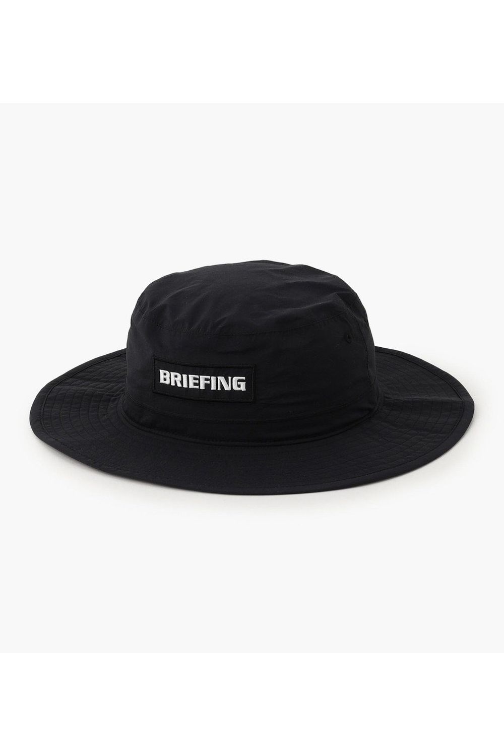 【26SS】 MEN’S WATERPROOF WIDE HAT / ストレッチリップストップ 撥水ワイドハット (ブラック)