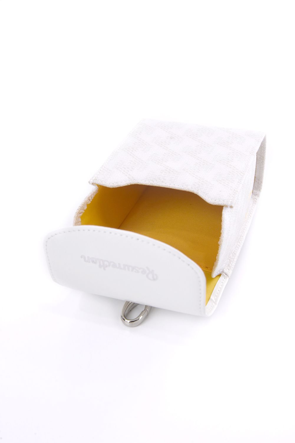 PARUS NO.3 (パルス) / ブランドオリジナルテキスタイル 距離計ケース Mサイズ (モノホワイト)