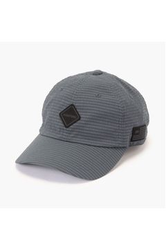 【26SS】 MEN’S SEERSUCKER CAP / シアサッカー ダイヤモンドロゴ キャップ (チャコール)