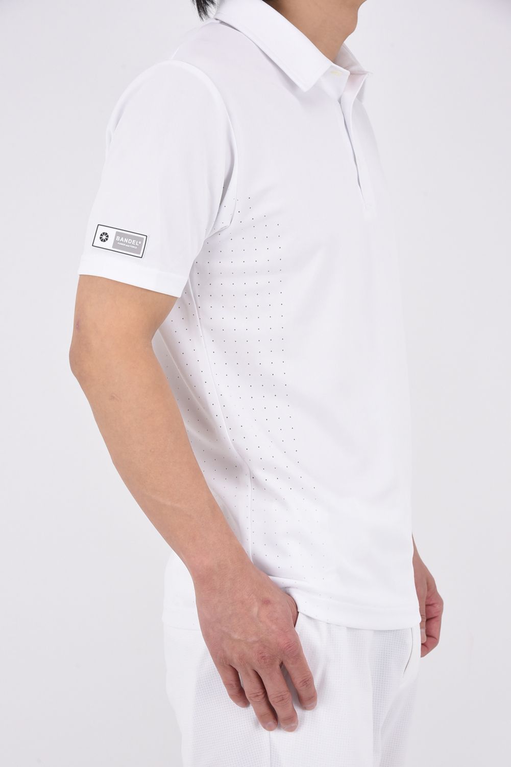 【26SS】 HEAT PUNCHING POLO SHIRT / バックロゴ パンチング ポロシャツ (ホワイト)
