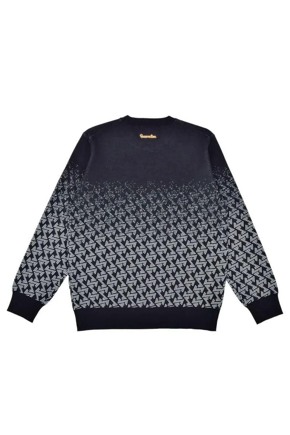 【26AW】 GM GRADATION KNIT / グラデーション ニット (ブラック)*