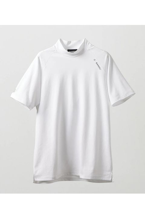 【26SS】 ヒートパンチングモックネック (ホワイト) （4月上旬入荷予定）