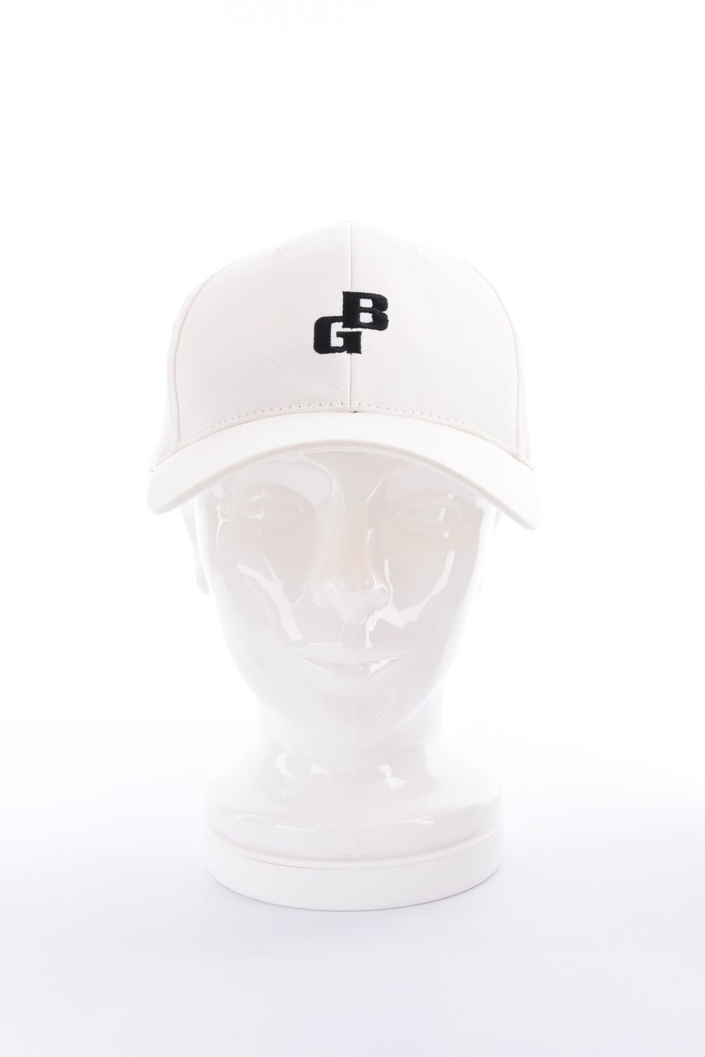 【26AW】 MEN’S SUEDE SMALL BG LOGO CAP / スウェード素材 スモールBGロゴ キャップ (ホワイト)