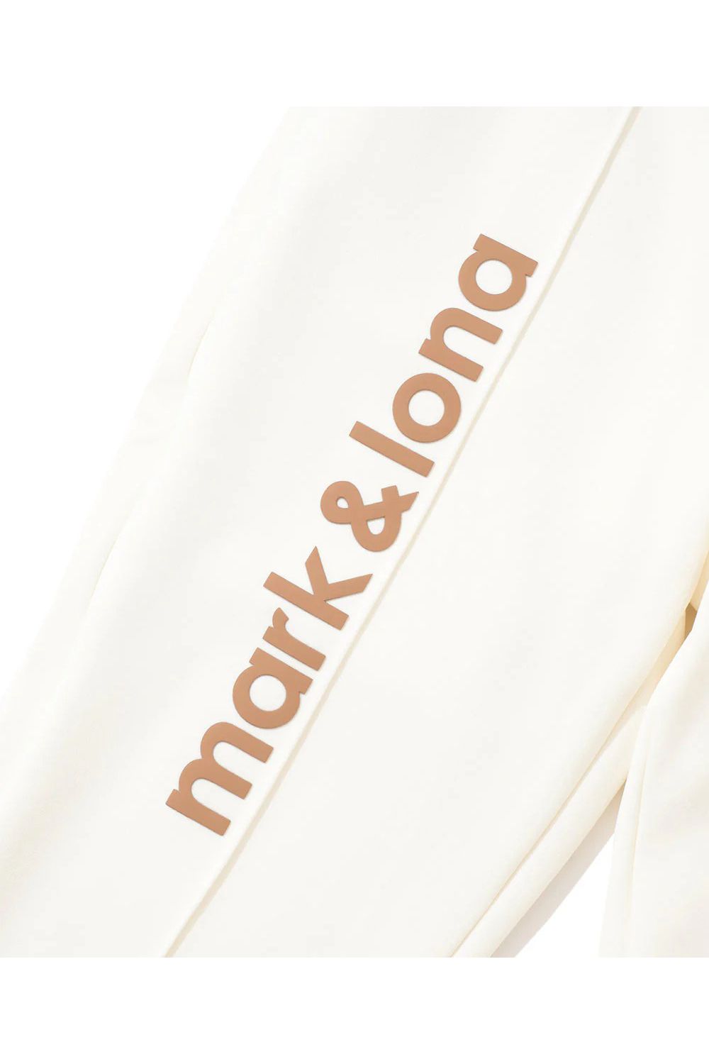 【2025AW】【レディース】 ALIGN THERMAL SLIM PANTS / ブランドロゴ 裏起毛 スリムテーパードパンツ (オフホワイト)