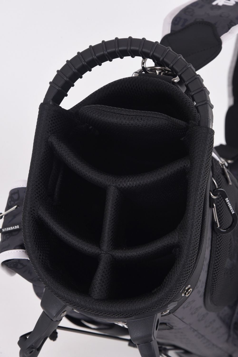 【銀行振込・代金引換不可】【返品・交換不可】 DG Monogram Caddie Bag / DGモノグラム総柄 スタンドタイプ キャディバッグ (ブラック)