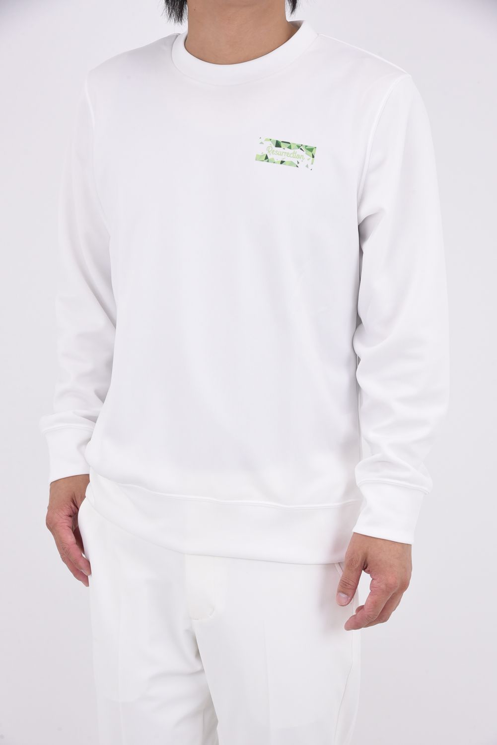 【25AW】 CUBISM LOGO CREW NECK SWEAT / ダンボールニット キュビズムロゴ クルーネックスウェット (ホワイト)*
