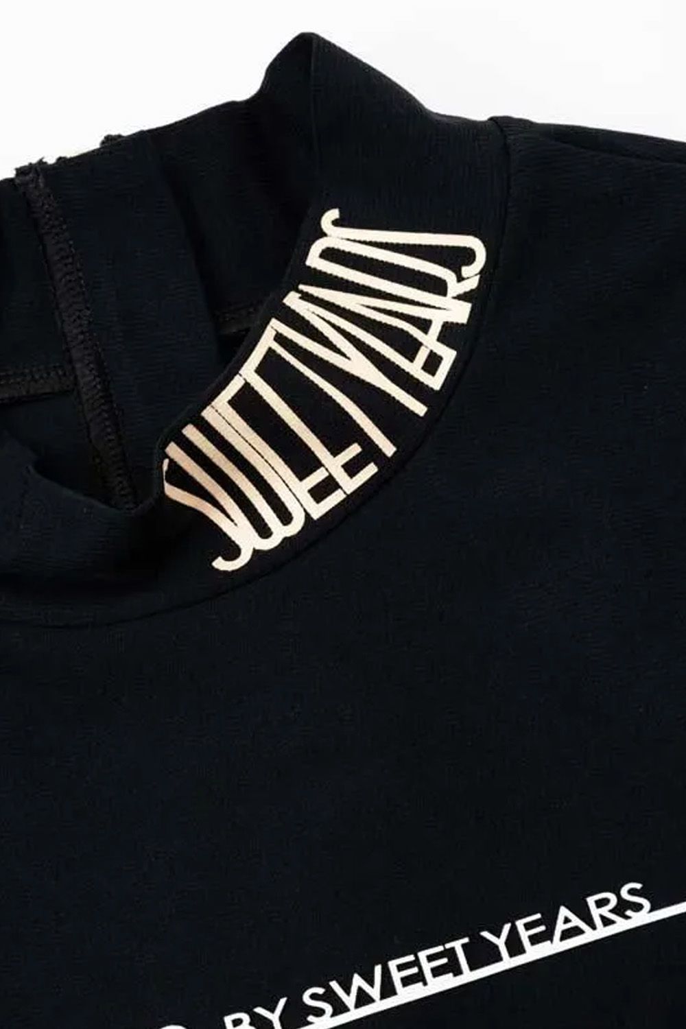 【26SS】【レディース】 BOSELLI MOCK / モックネック Tシャツ (ブラック)*