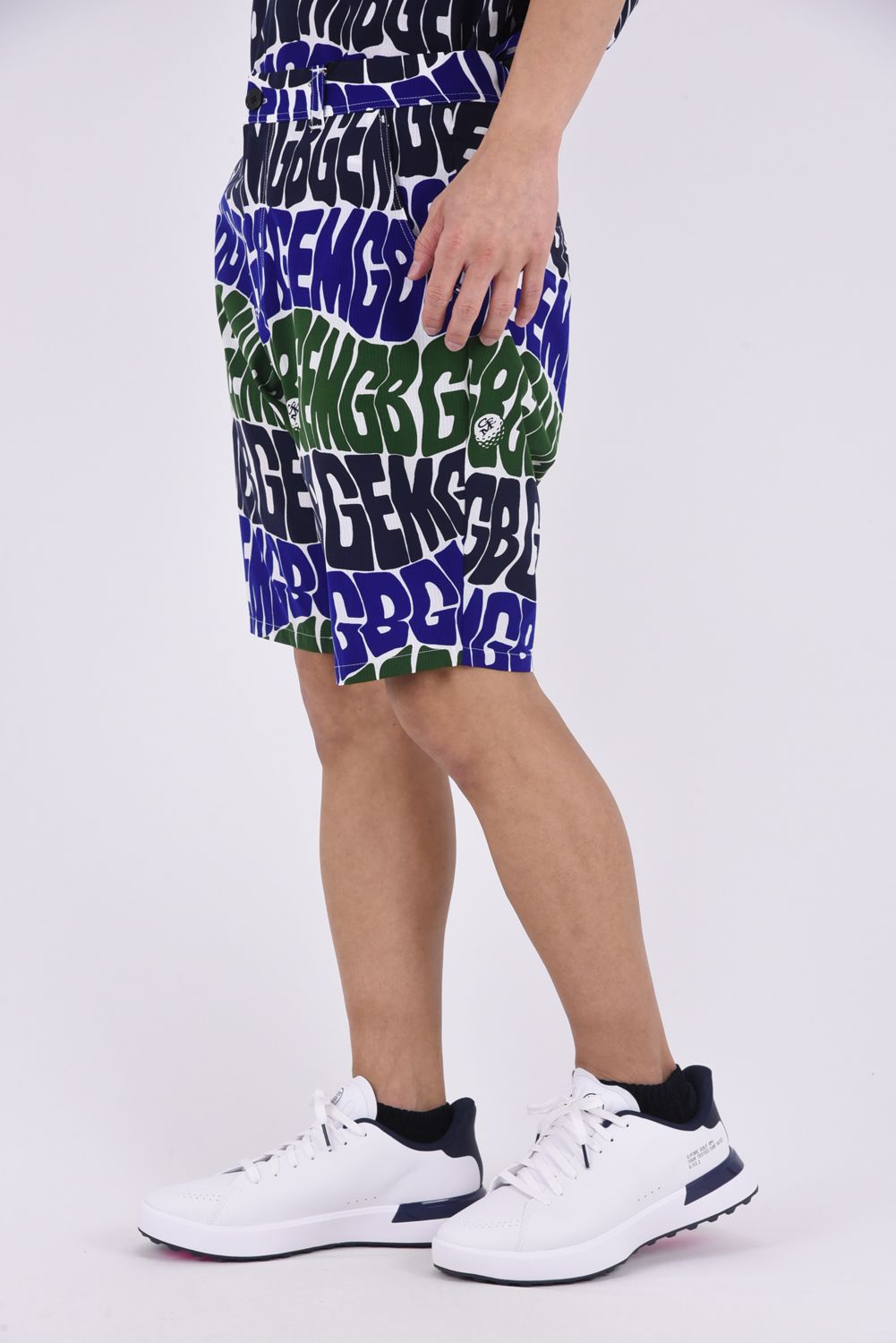 【26SS】 ORIGINAL LOGO PRINT PANTS / オリジナルプリント ショートパンツ （ネイビー）