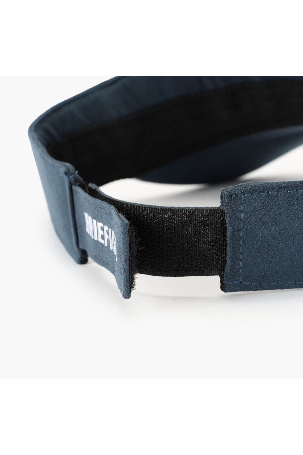 【26AW】 MEN’S SUEDE SMALL BG LOGO VISOR / スウェード素材 スモールBGロゴ サンバイザー (インディゴ)