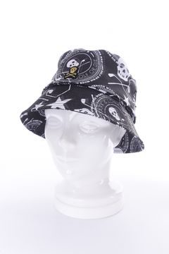 【26SS】 ATLAS VENT BUCKET HAT / アイアンスカルプリント バケットハット (ブラック)