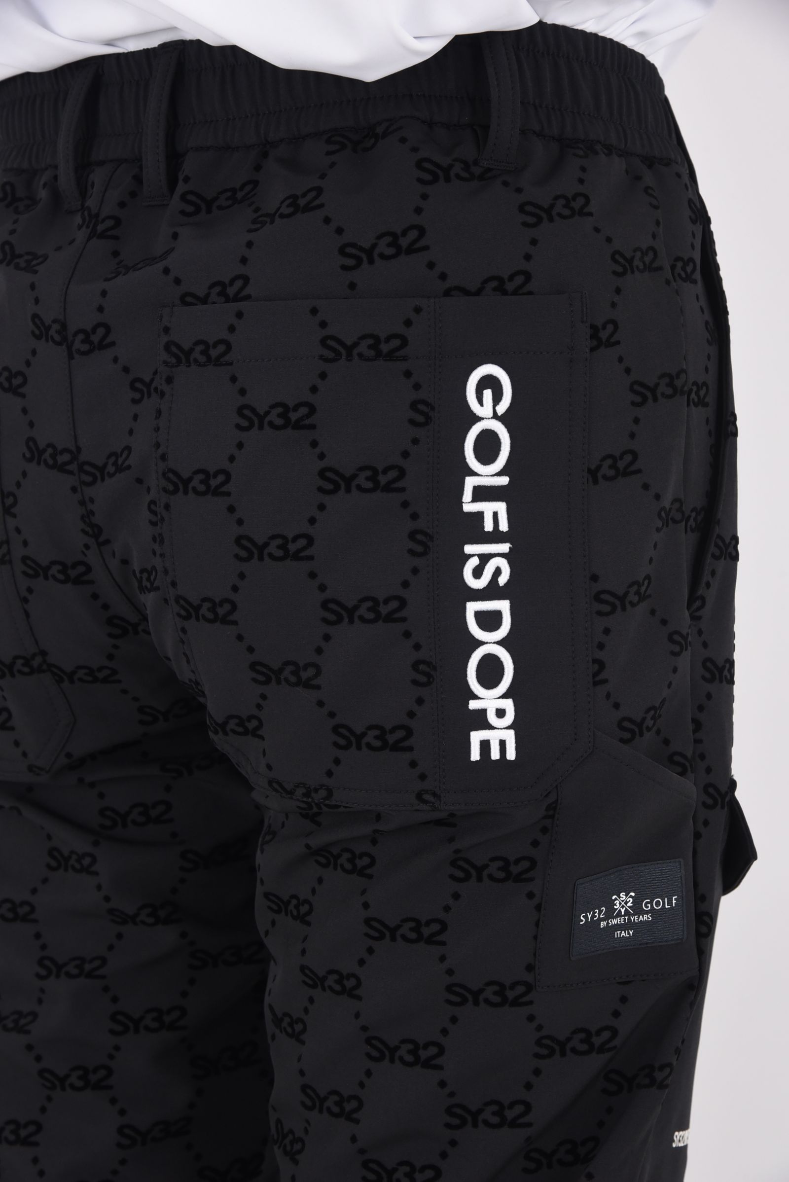 【25AW】 FLOCKY STRETCH LONG PANTS / フロッキーストレッチ ロングパンツ (ブラック)