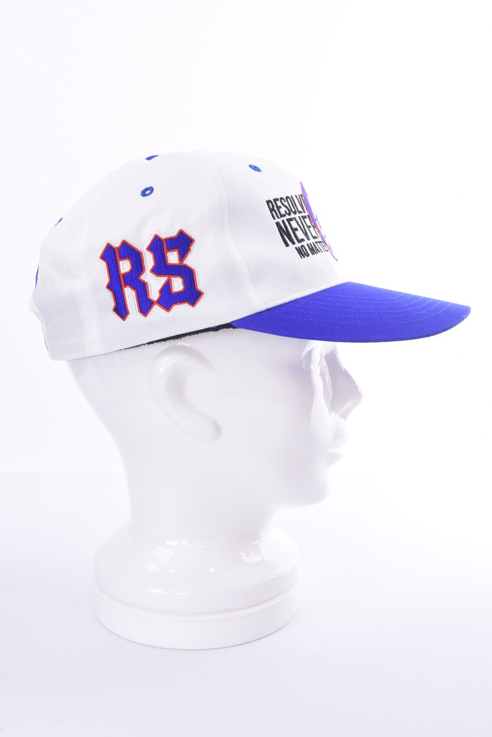 MULTI LOGO CAP / 3D刺繍 マルチロゴ ベースボールキャップ (ホワイト)