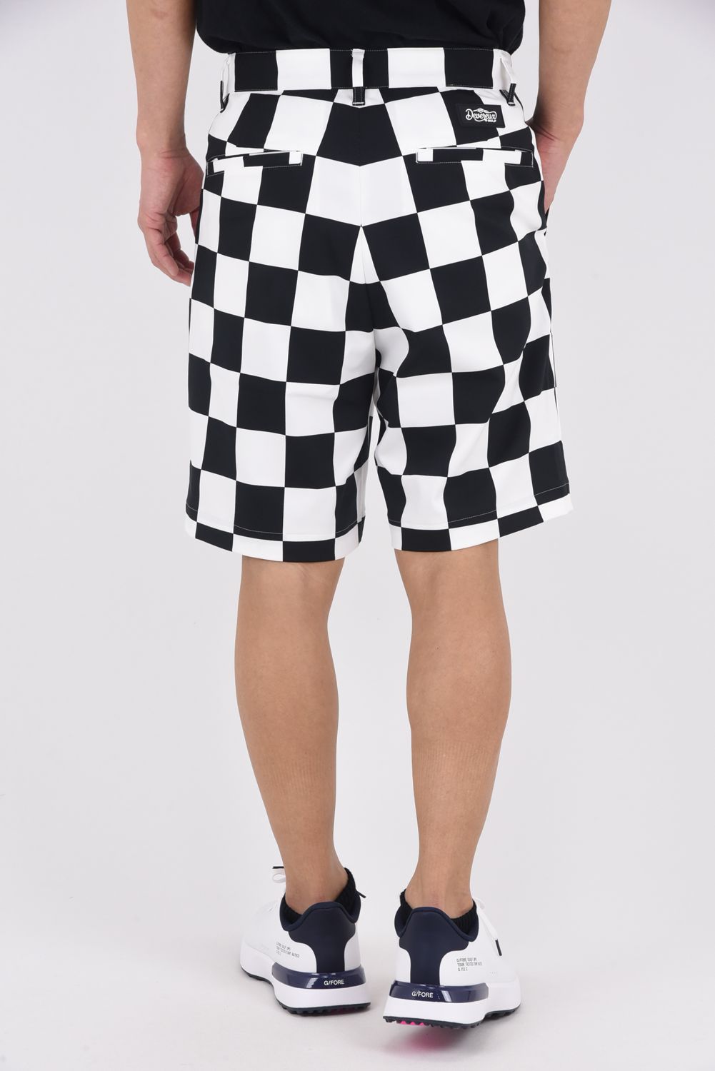 【26SS】 DVG CHECK MATE HALF PANTS / チェッカー ショートパンツ (ブラック)