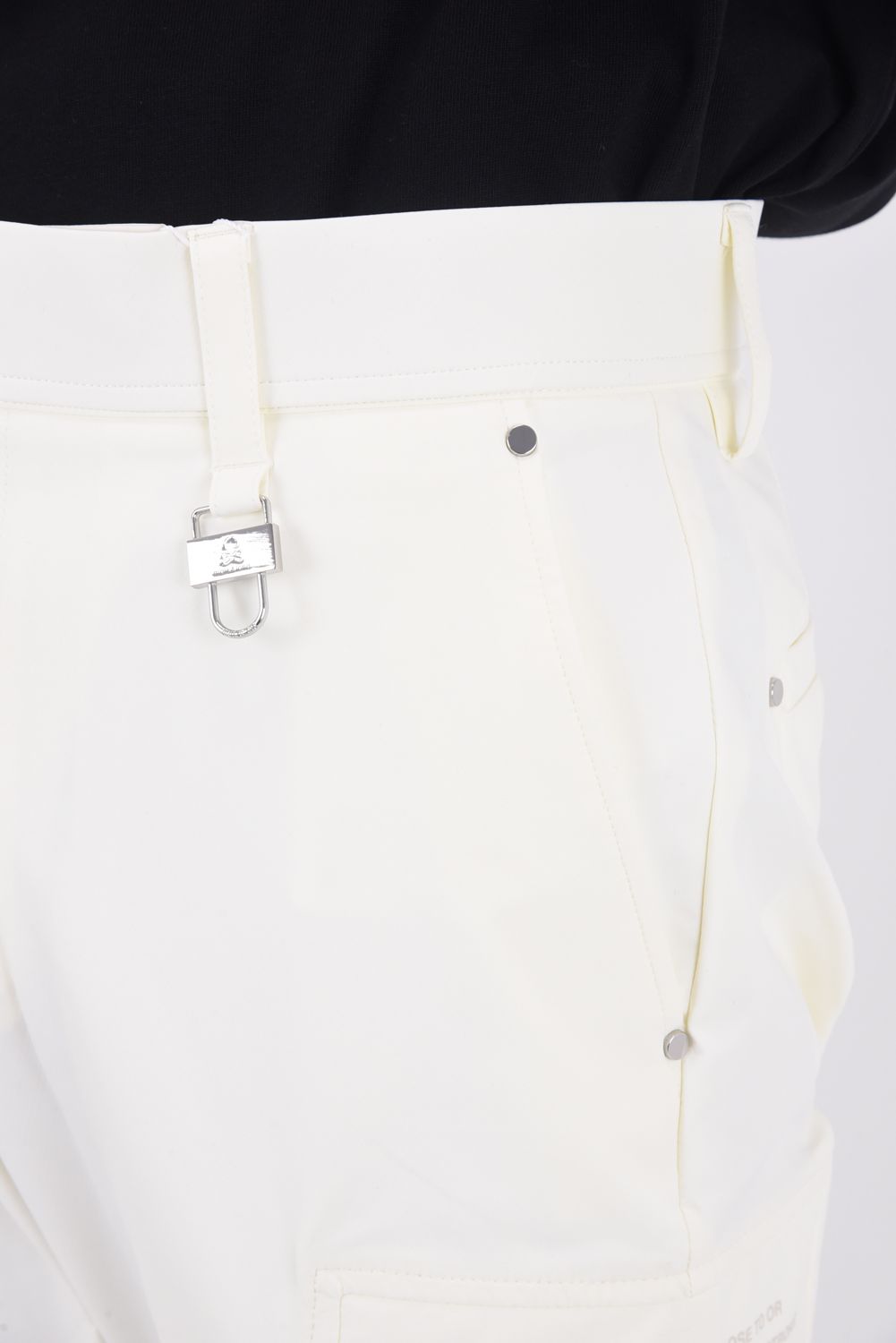 【26SS】 SCOPE ADAPTIVE UTILITY PANTS / ナイロンタフタ パッチポケット ハイストレッチ ロングパンツ (ホワイト)