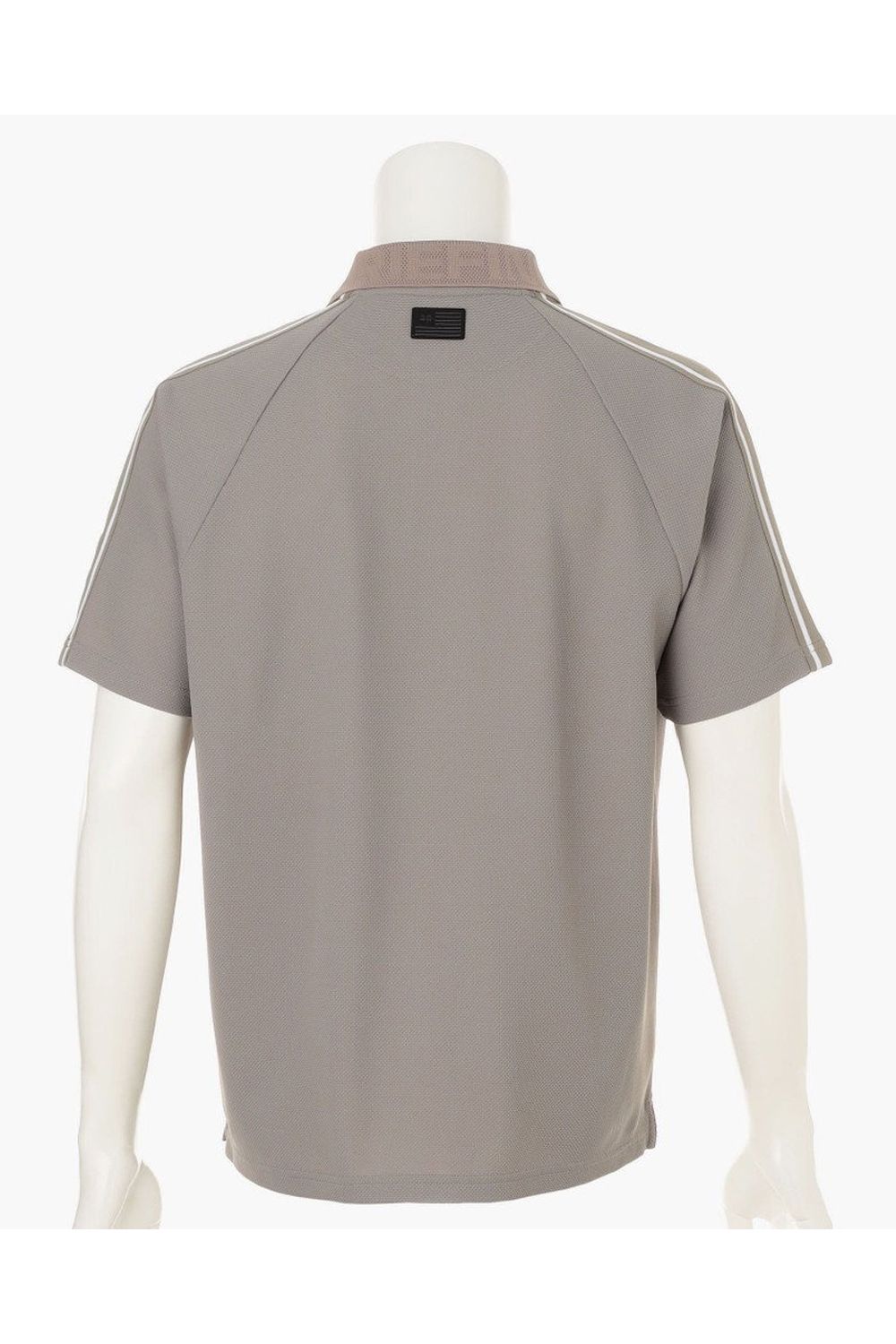 【26SS】 MEN'S LINE POLO RF / カノコ生地 ラインロゴテープ リラックスフィット ポロシャツ (ライトブラウン)