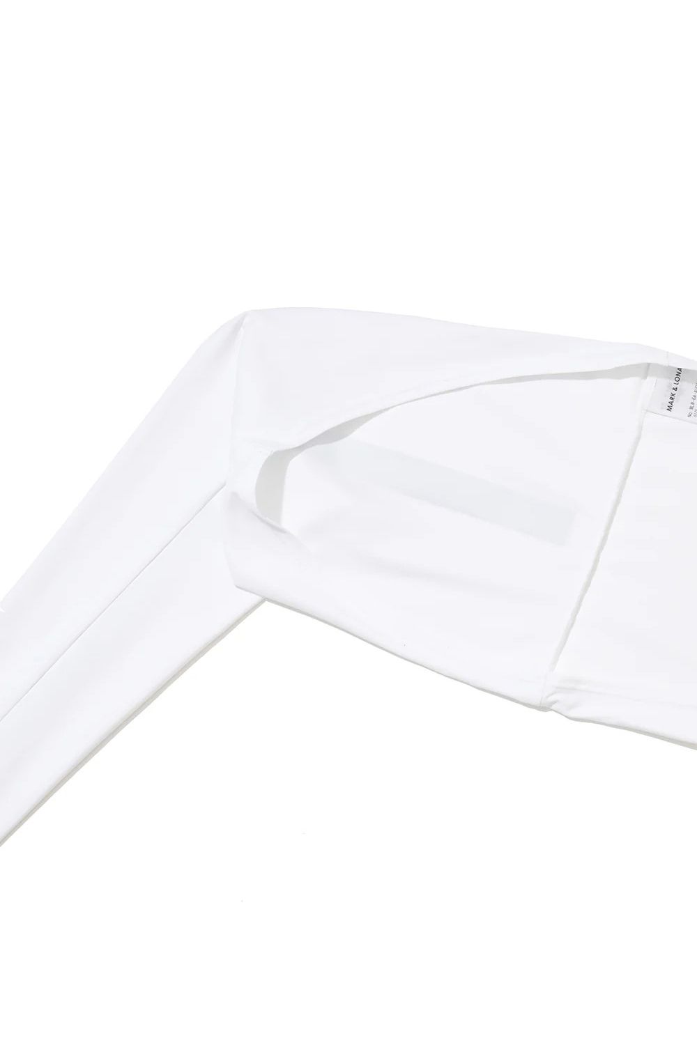 【26SS】【レディース】 HEC UV SHIELD PERFORMANCE SLEEVE / ブランドロゴプリント UVガード インナースリーブ (ホワイト)