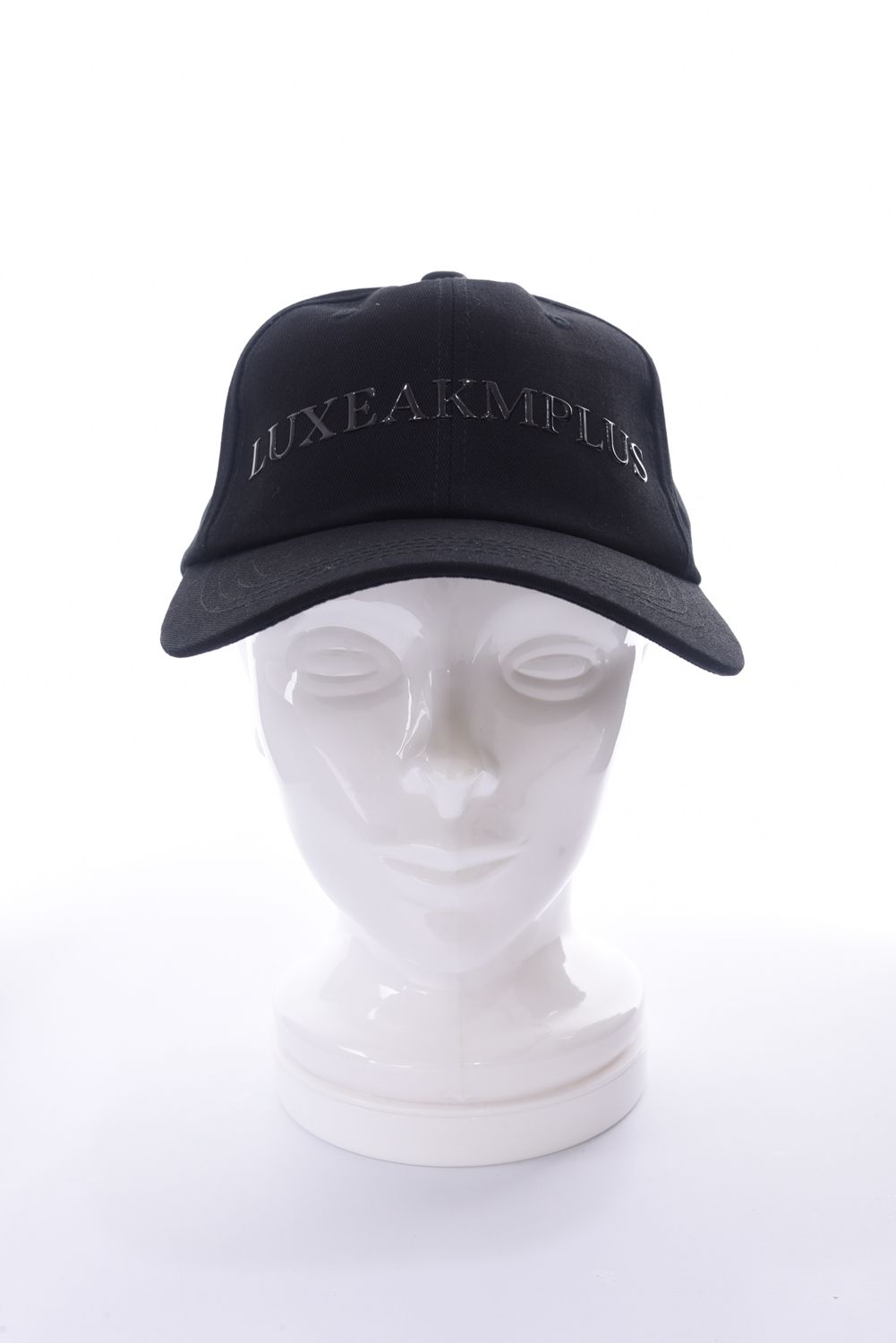 METAL PRINT LOGO CAP / メタルロゴ 6パネルキャップ (ブラック)