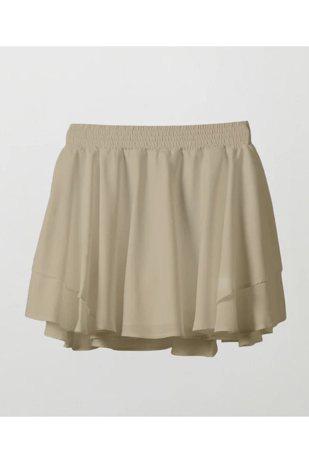 【26SS】【レディース】 DOUBLE-FACED DRAPED SKIRT / ダブルフェイスドレープスカート (サンドカーキ)