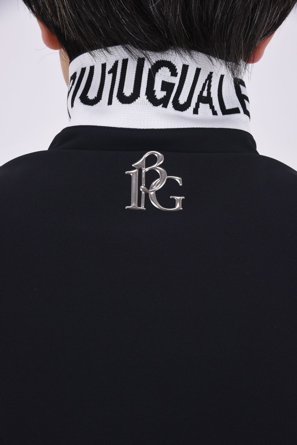 【26SS】 LUXE MESH POLO / 接触冷感 微細メッシュ生地 ポロシャツ (ブラック)