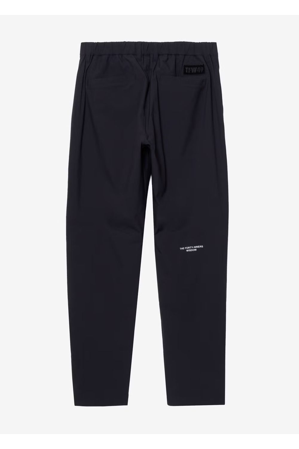 【26AW】 STRETCH HYBRID PANTS / ストレッチナイロン&ダンボールニット ロングパンツ (ブラック/ブラック)