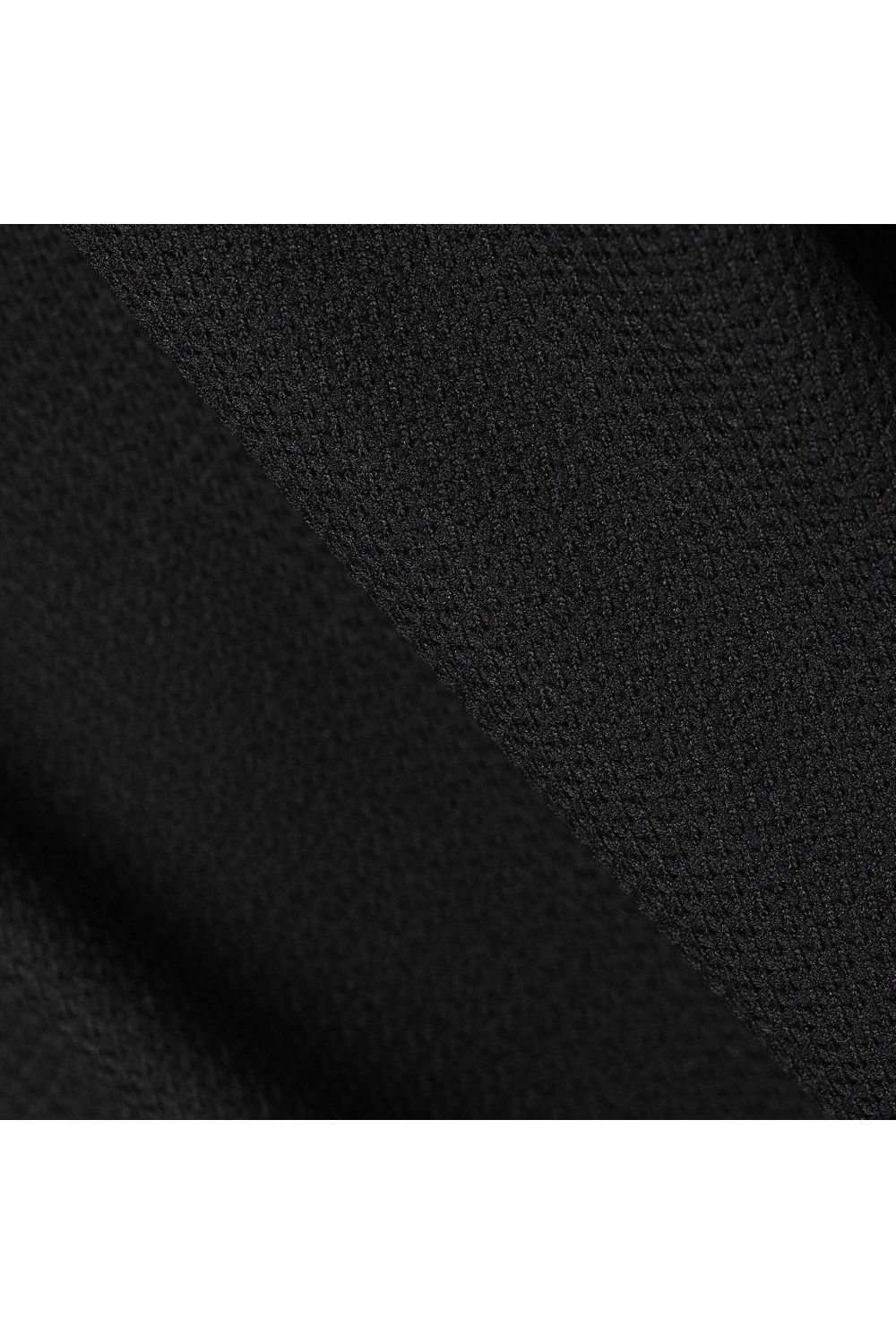 【26SS】 MEN'S LINE HIGHNECK RF / カノコ生地 ラインロゴテープ リラックスフィット モックネックTシャツ (ブラック)