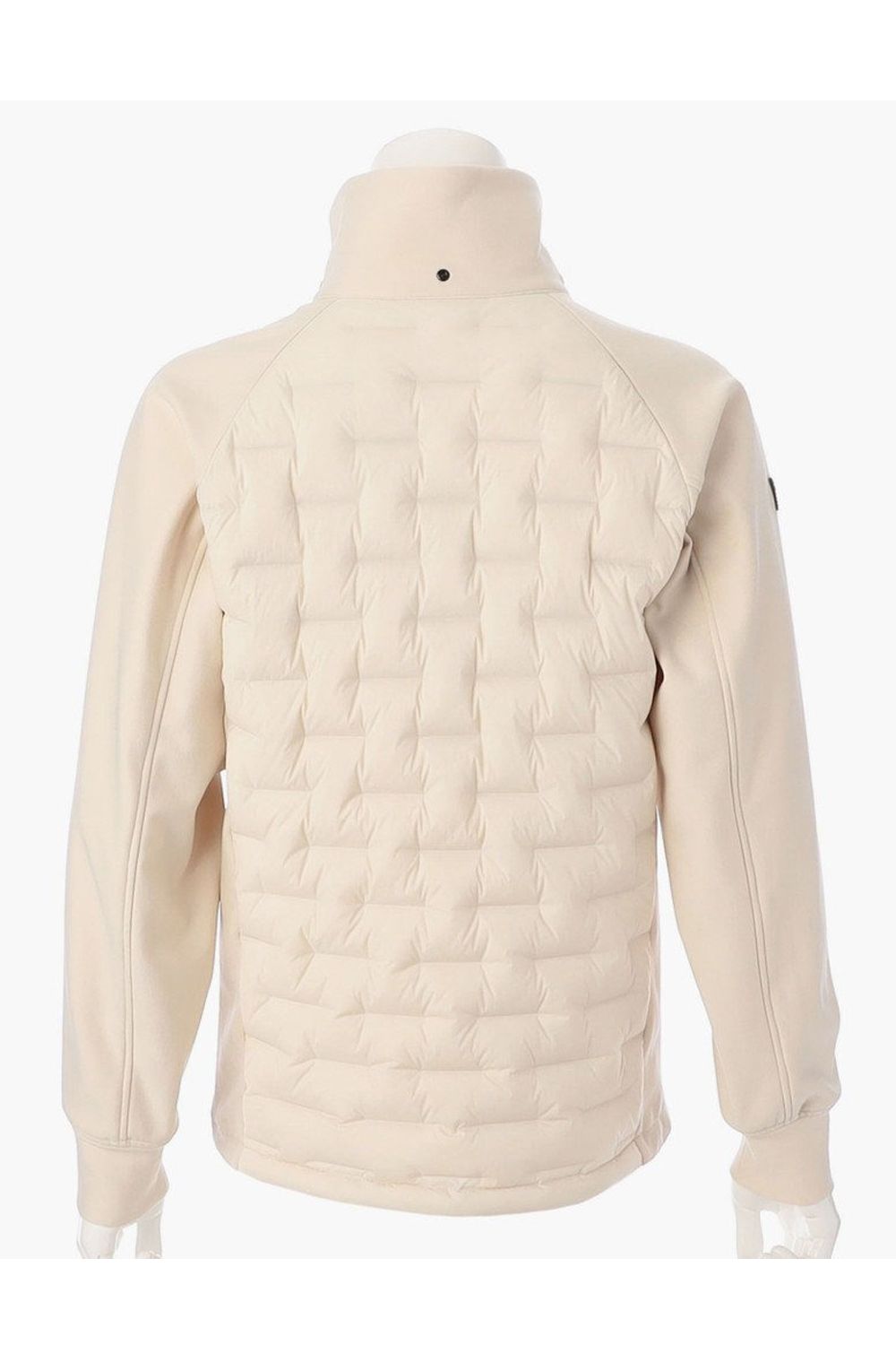 【25AW】 MEN'S HYBRID DOWN PARKA / ストレッチタフタ ダイヤモンドロゴ ハイブリッドダウンジップパーカー (ベージュ)